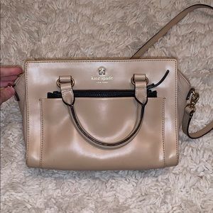 Nude kate spade cross body